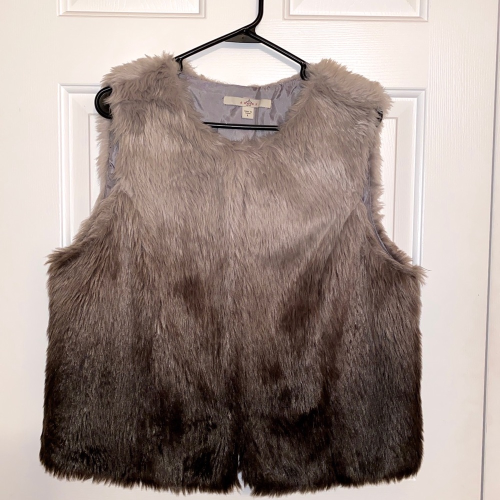Fever Ombre Faux Fur Vest